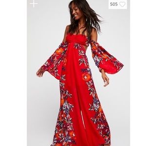 Free People Falling Flowers Jumpsuit